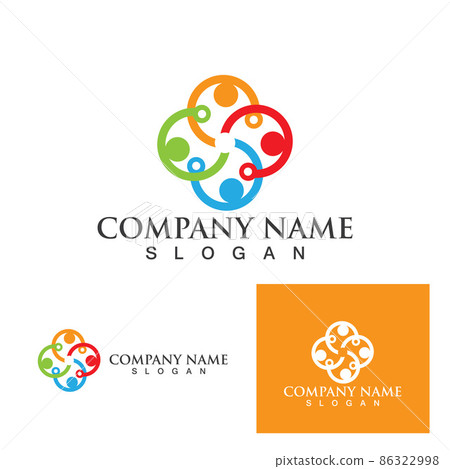 Human character logo sign 86322998