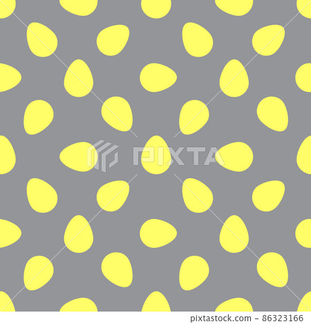 Yellow eggs on a gray background. eggs pattern. Yellow eggs on a gray background. eggs pattern. 86323166