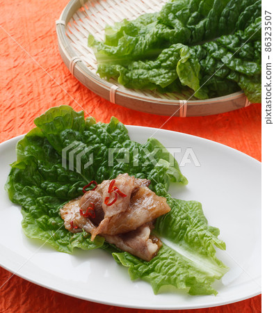 Sanche grilled meat lettuce Sanche grilled meat lettuce 86323507