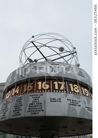 World Time Clock in Alexanderplatz, Berlin, Germany World Time Clock in Alexanderplatz, Berlin, Germany 86325466