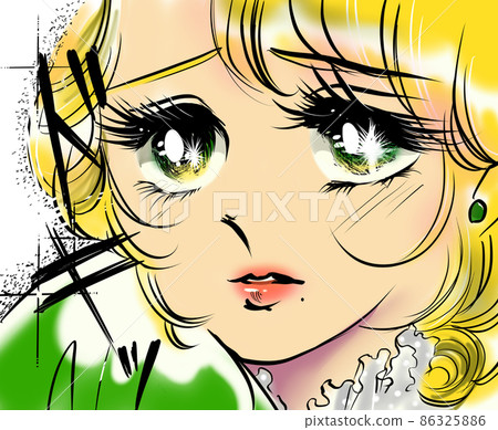 70's Shojo Manga Blonde Vertical Beautiful Girl Moisturizing Eyes and Spoiling Your Eyes 70's Shojo Manga Blonde Vertical Beautiful Girl Moisturizing Eyes and Spoiling Your Eyes 86325886