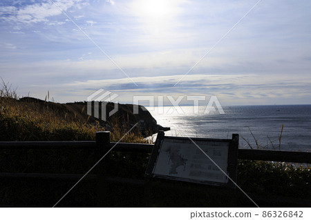 Winter on Jogashima on the Shonan Miura Peninsula 86326842