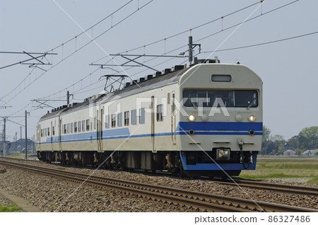 北陸本線三河加賀笠間JR西419系列D06機關（福井） 86327486