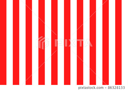 Red striped background. Illustration of vertical stripe pattern. 86328133