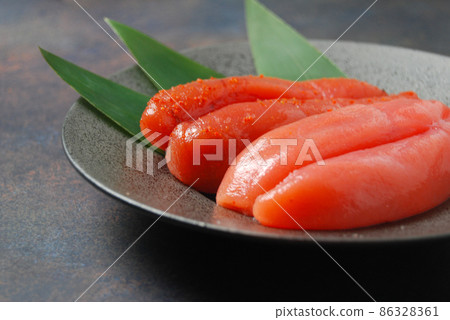 Fresh tarako and mentaiko Fresh tarako and mentaiko 86328361