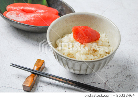 熱米飯和明太子煲 熱米飯和明太子煲 86328464