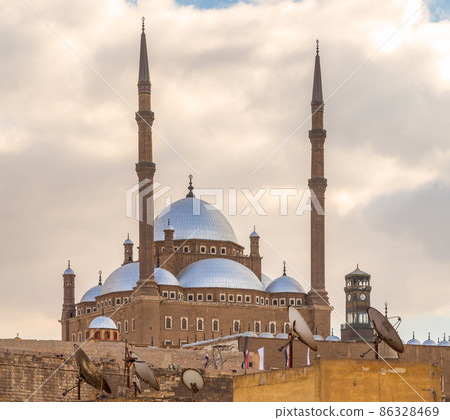 Great Mosque of Muhammad Ali, Citadel of Cairo, one of the landmarks and attractions of Cairo, Egypt Great Mosque of Muhammad Ali, Citadel of Cairo, one of the landmarks and attractions of Cairo, Egypt 86328469