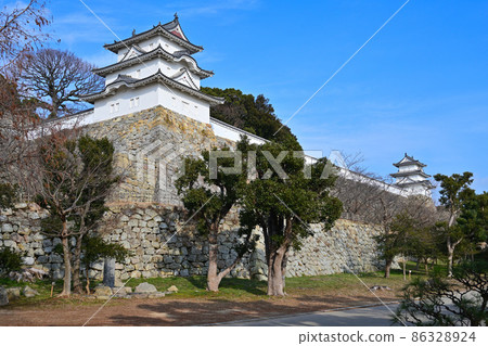 "Akashi Castle" turret and turret after logging "Akashi Castle" turret and turret after logging 86328924