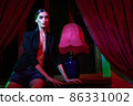 The image of a beautiful fashion woman 86331002