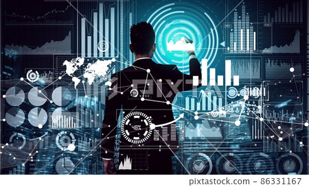 Big Data Technology for Business Finance conceptual. 86331167