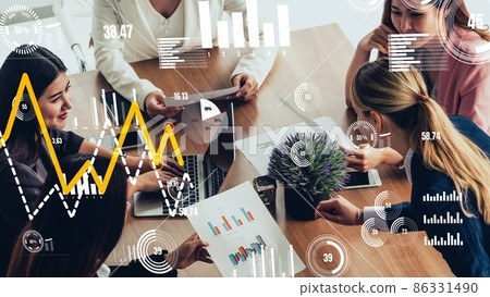 Conceptual vision of business people in corporate staff meeting 86331490