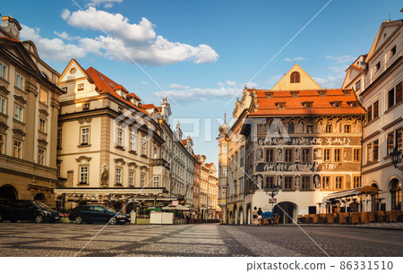 Old Town Square in morning 86331510