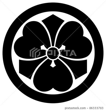 It is the family crest of Sakai Tadaaki. It is called sword sword eating in a circle. 86333783