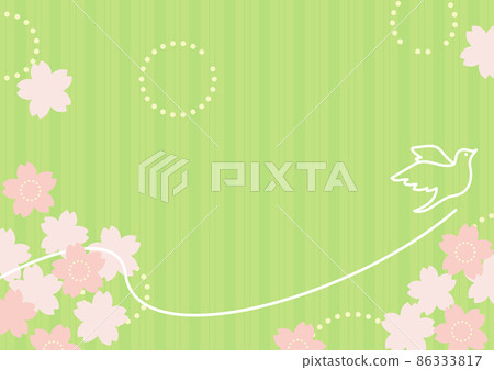 Spring image banner template (background material for cherry blossom illustration) Spring image banner template (background material for cherry blossom illustration) 86333817