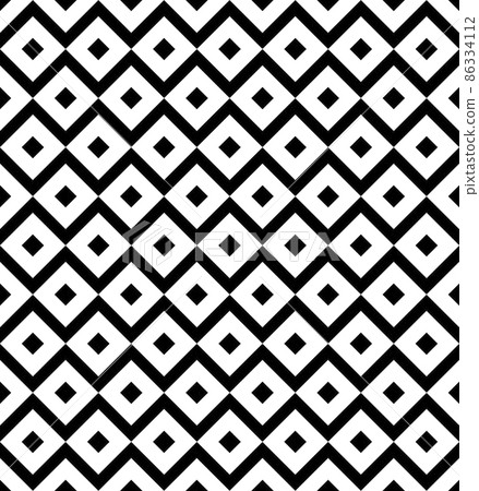 Vintage diagonal chequerwise squares cross lines vector pattern or background. Texture for tiles Vintage diagonal chequerwise squares cross lines vector pattern or background. Texture for tiles 86334112