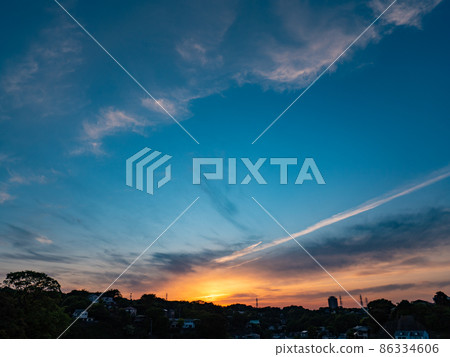 Sunset sky 86334606