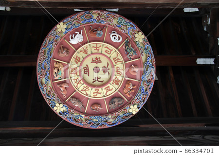 Osaka Tenmangu Shrine Omote Daimon Ceiling Osaka Tenmangu Shrine Omote Daimon Ceiling 86334701