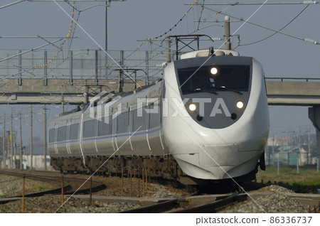 Hokuriku Main Line Kaga-Kasama-Mikawa JR West 681 series T01 + T17 formation (Kanazawa) Thunderbird 86336737