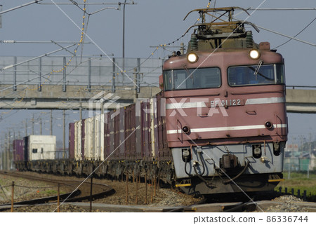 Hokuriku Main Line Kaga-Kasama-Mikawa JR Freight EF81-122 (Toyama) 86336744