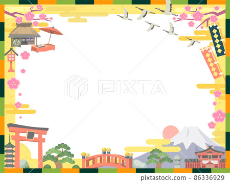 日本圖標框架素材 日本圖標框架素材 86336929