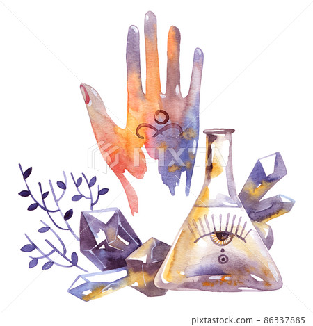 Vintage alchemy design - Stock Illustration [86337885] - PIXTA