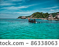 Thai traditional Long tail boat 86338063