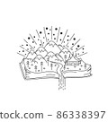Nature line banner 86338397
