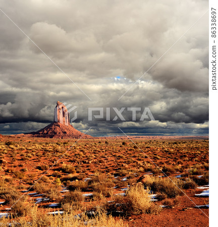 Monument Valley Cloudy Skies Monument Valley Cloudy Skies 86338697
