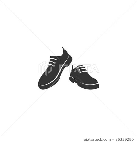 Men's shoes logo icon design illustration 86339290