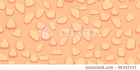 Seamless stone texture for game development in casual cartoon style Seamless stone texture for game development in casual cartoon style 86342141
