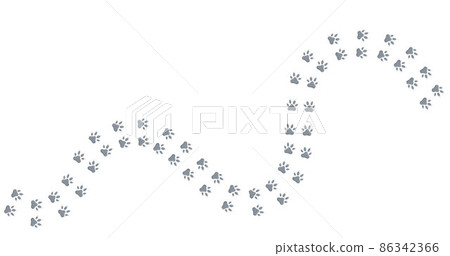 Easter bunny foot print direction point for egg hunt map. Vector stock illustration isolated on white background. EPS10 Easter bunny foot print direction point for egg hunt map. Vector stock illustration isolated on white background. EPS10 86342366