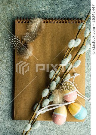 Easter holiday card concept Easter holiday card concept 86342447