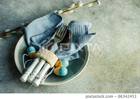 Easter holiday card concept 86342451