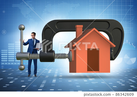 Businessman unable to pay his mortgage 86342609