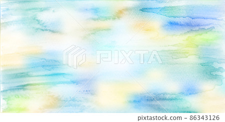 Japanese paper blue watercolor background 86343126