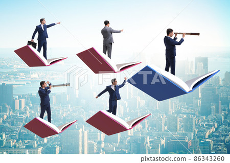 Concept of businessman and importance of education 86343260