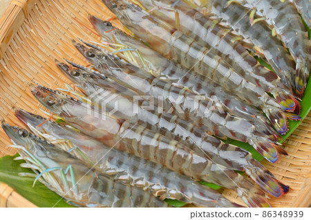 Seafood ingredients, prawns, prawns, prawns, prawns, prawns, from Lake Hamana, Shizuoka Prefecture. Seafood ingredients, prawns, prawns, prawns, prawns, prawns, from Lake Hamana, Shizuoka Prefecture. 86348939
