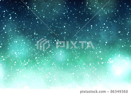 Background material_watercolor texture_starry sky 86349368