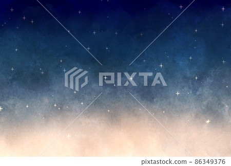 Background material_watercolor texture_starry sky Background material_watercolor texture_starry sky 86349376