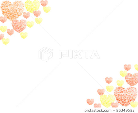 Valentine background material Heart drawn with large and small orange & yellow crayons that color the upper left and lower right Horizontal background White Other colors available Valentine background material Heart drawn with large and small orange & yellow crayons that color the upper left and lower right Horizontal background White Other colors available 86349582