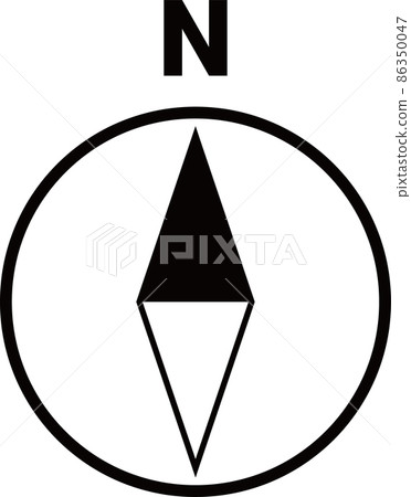 Simple orientation mark icon illustration no.01 86350047