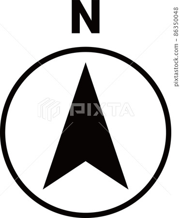 Simple orientation mark icon illustration no.02 86350048