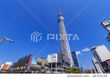 東京天空樹和東京Solamachi風景 86350148