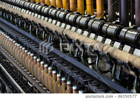 Steampunk-style industrial machinery 86350577