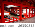 Itsukushima Shrine Corridor 86350832