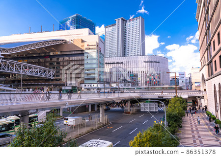 «Osaka Prefecture» Osaka station square · cityscape 86351378