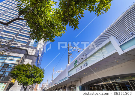 JR "Kinshicho" station north exit entrance JR "Kinshicho" station north exit entrance 86351503