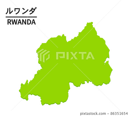 Illustration of Rwanda 86351654