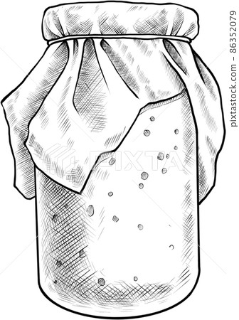 Homebaked bread sourdough rye bread line art clipart png Homebaked bread sourdough rye bread line art clipart png 86352079