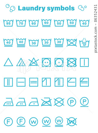 洗衣符號集 86352431
